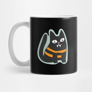 Halloween black cat Mug